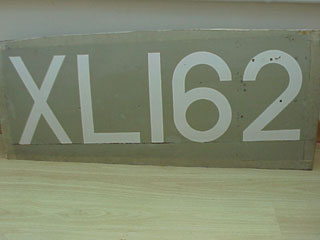 Victor K2 XL162 fuselage serial number. Copyright V-Bombers.org